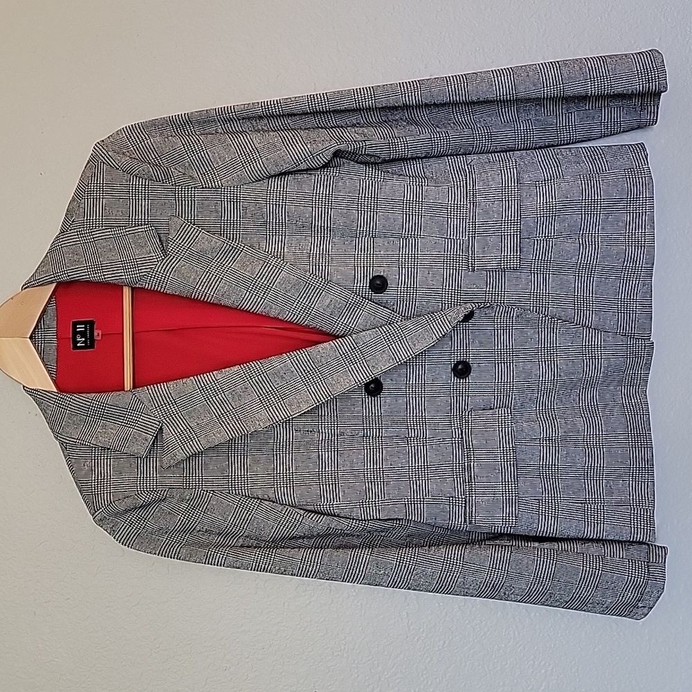Double Breasted Fitted Blazer